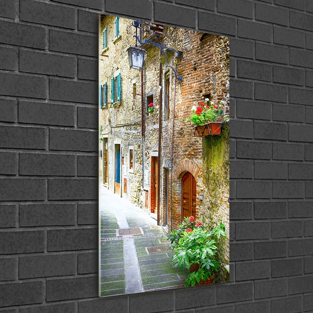 Print on acrylic Italian streets