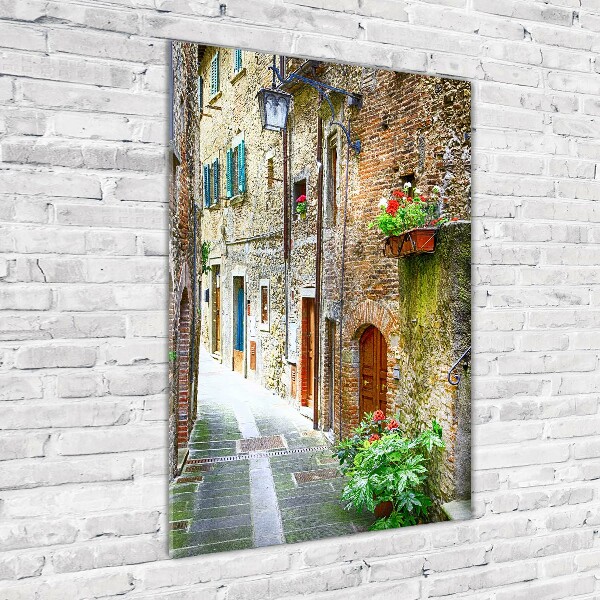 Print on acrylic Italian streets