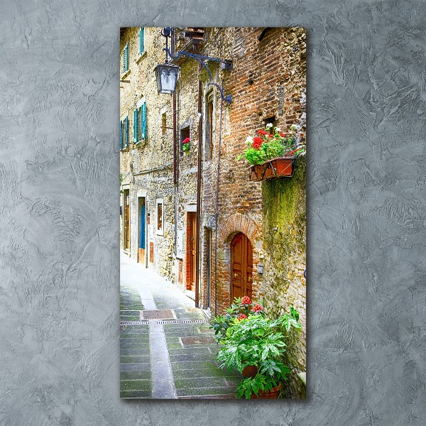 Print on acrylic Italian streets