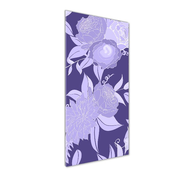 Print on acrylic Floral pattern