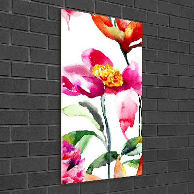 Print on acrylic Field flowers