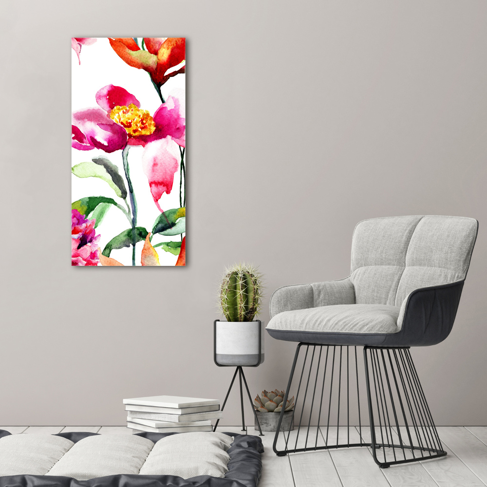 Print on acrylic Field flowers