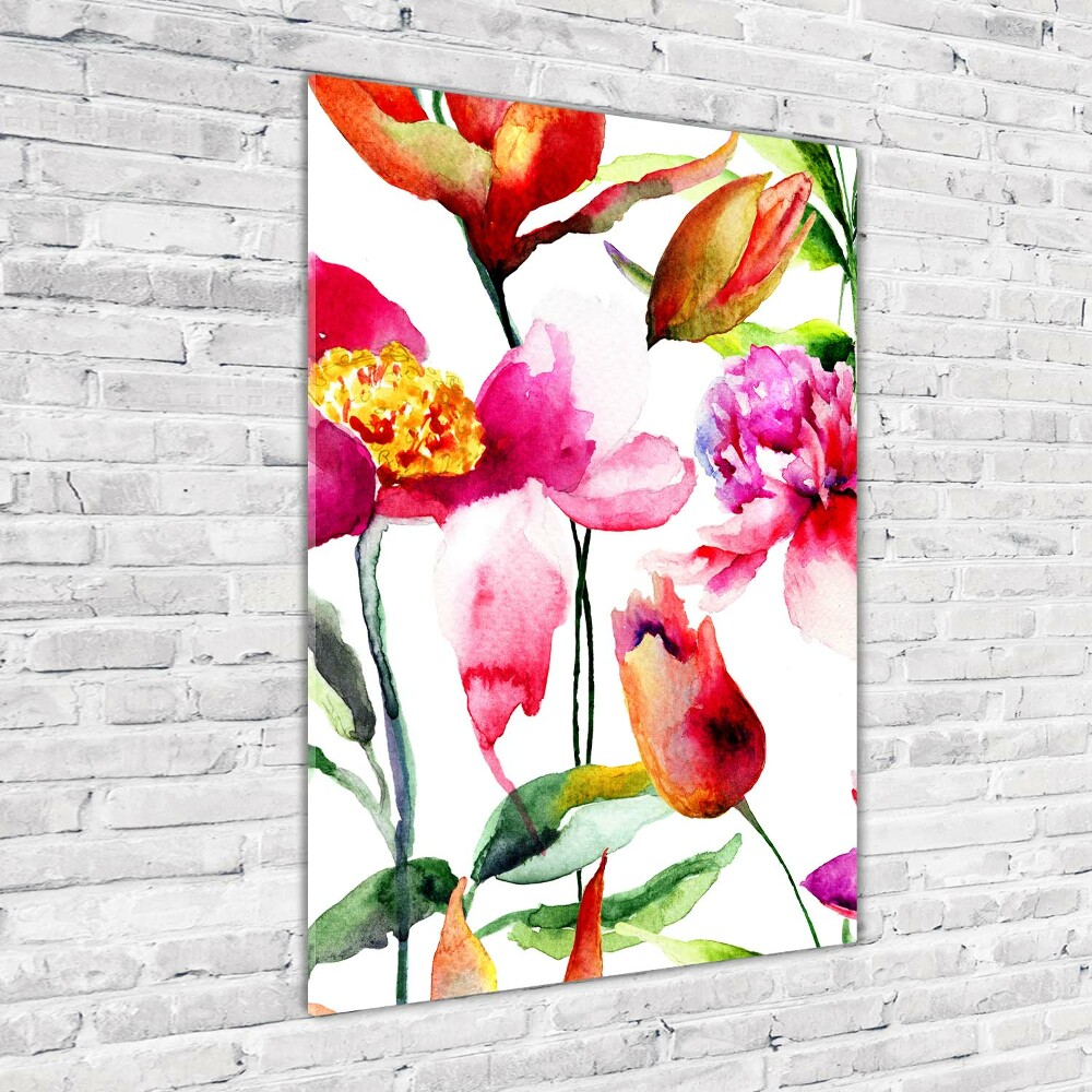 Print on acrylic Field flowers