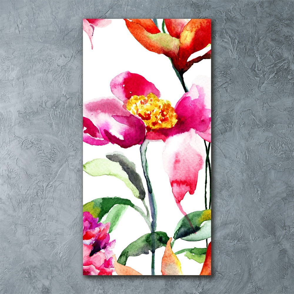 Print on acrylic Field flowers