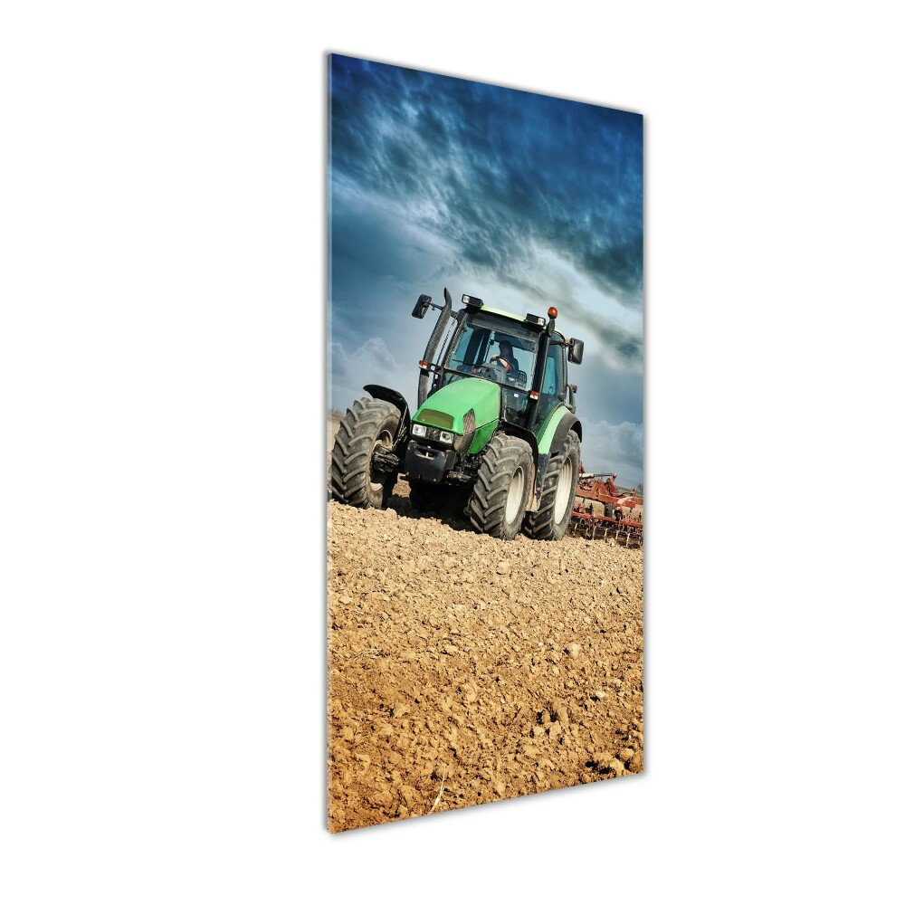 Acrylic print Tractor