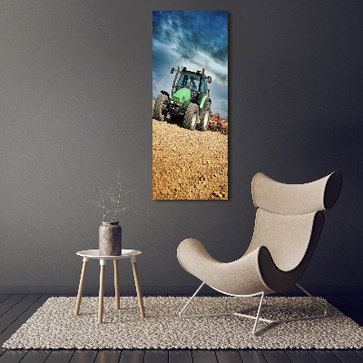 Acrylic print Tractor