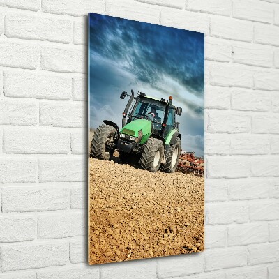 Acrylic print Tractor