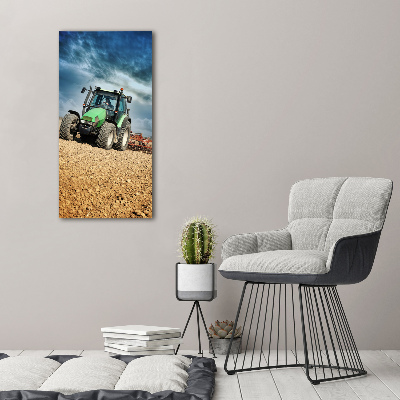 Acrylic print Tractor