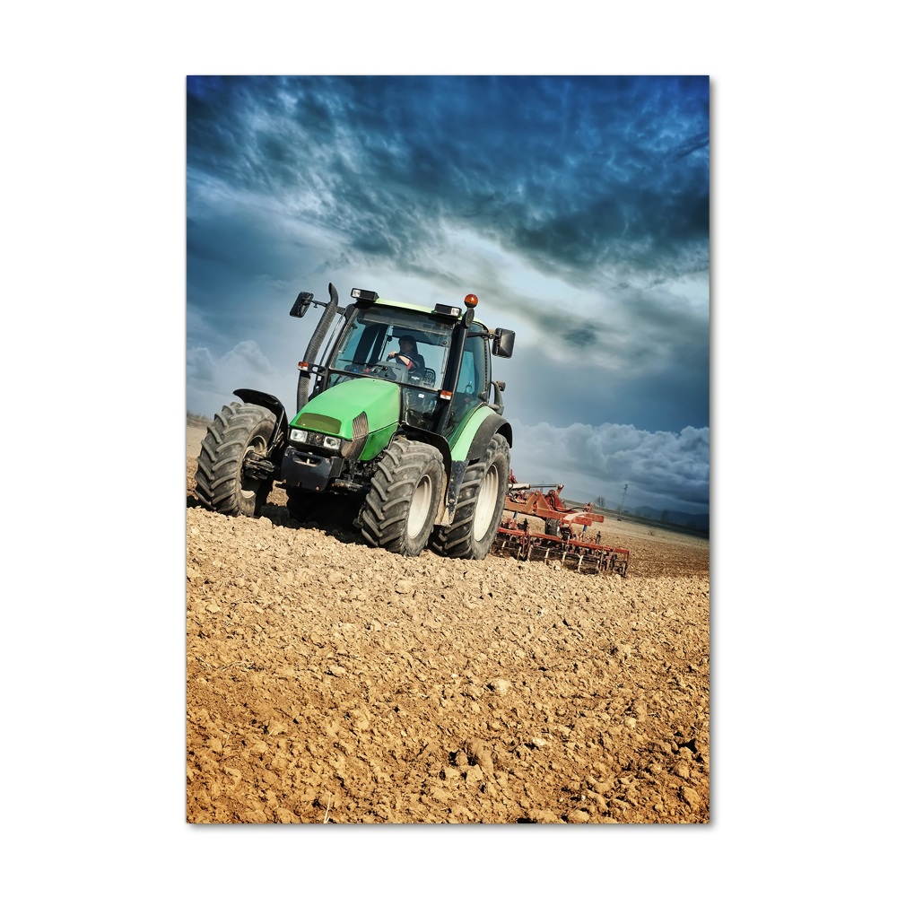 Acrylic print Tractor