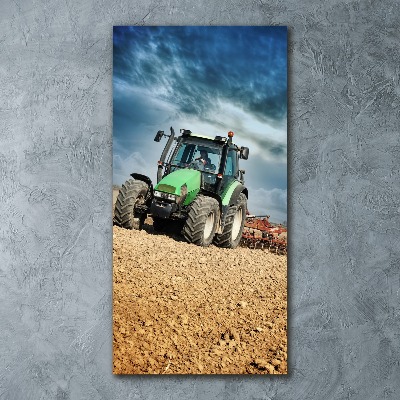 Acrylic print Tractor