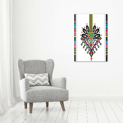 Wall art acrylic Polish folk pattern