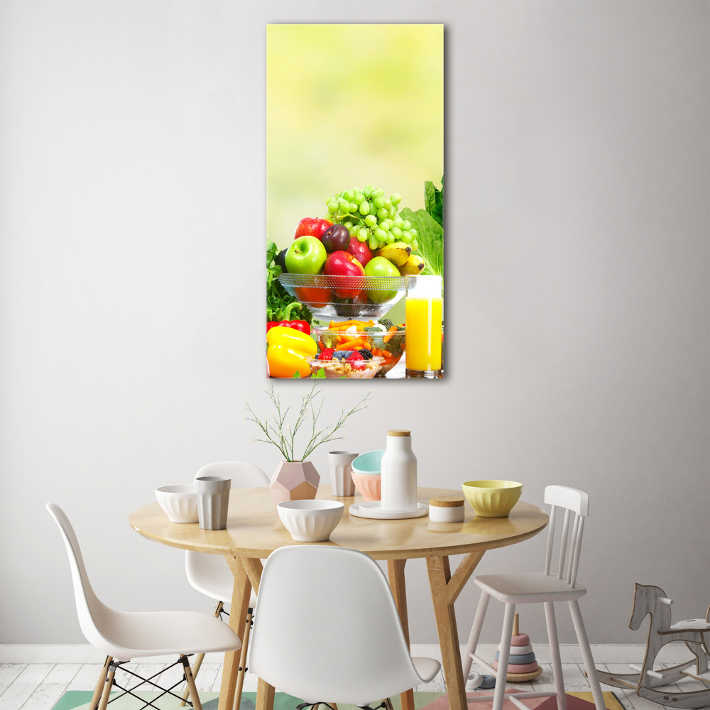 Print on acrylic Vegetables and fruits