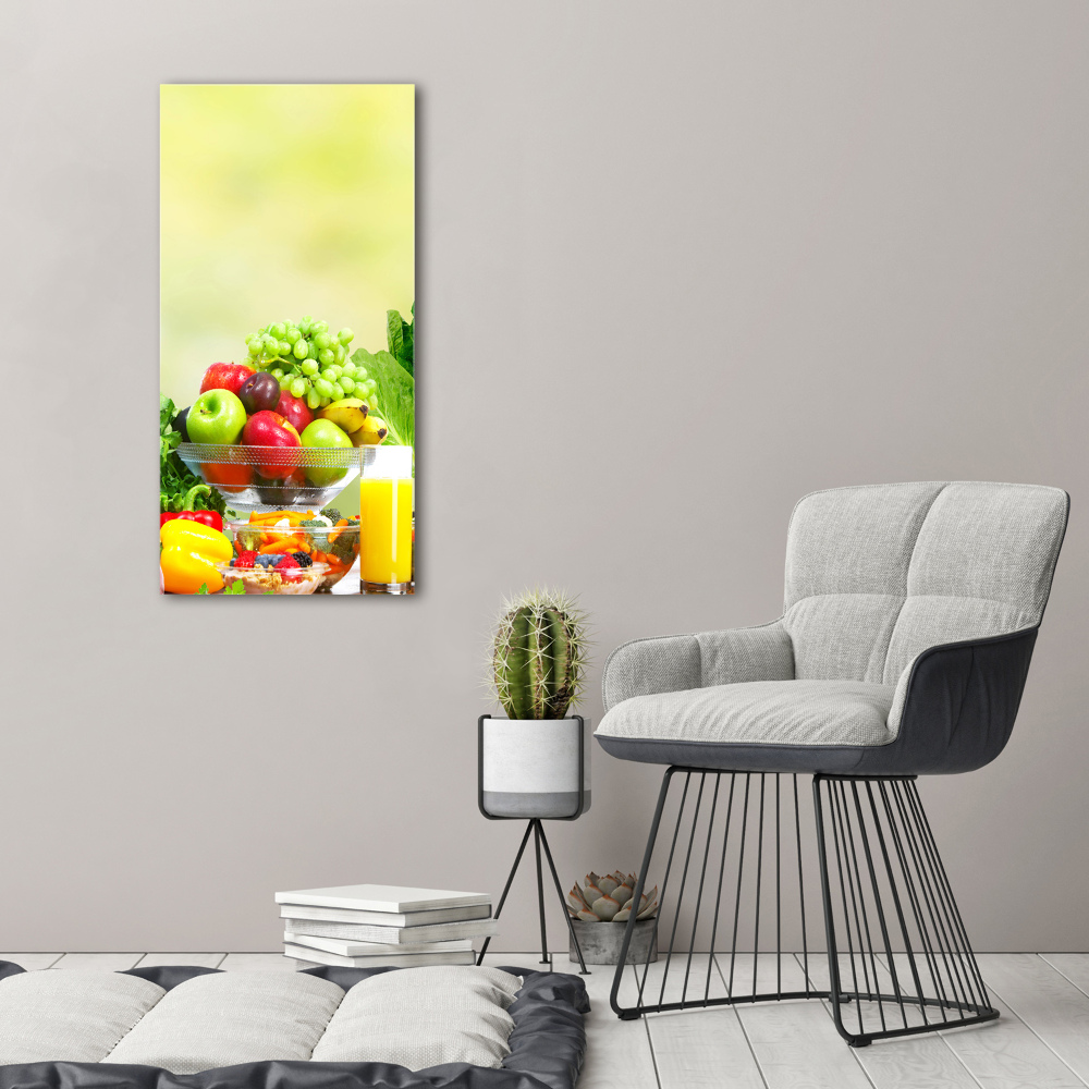 Print on acrylic Vegetables and fruits