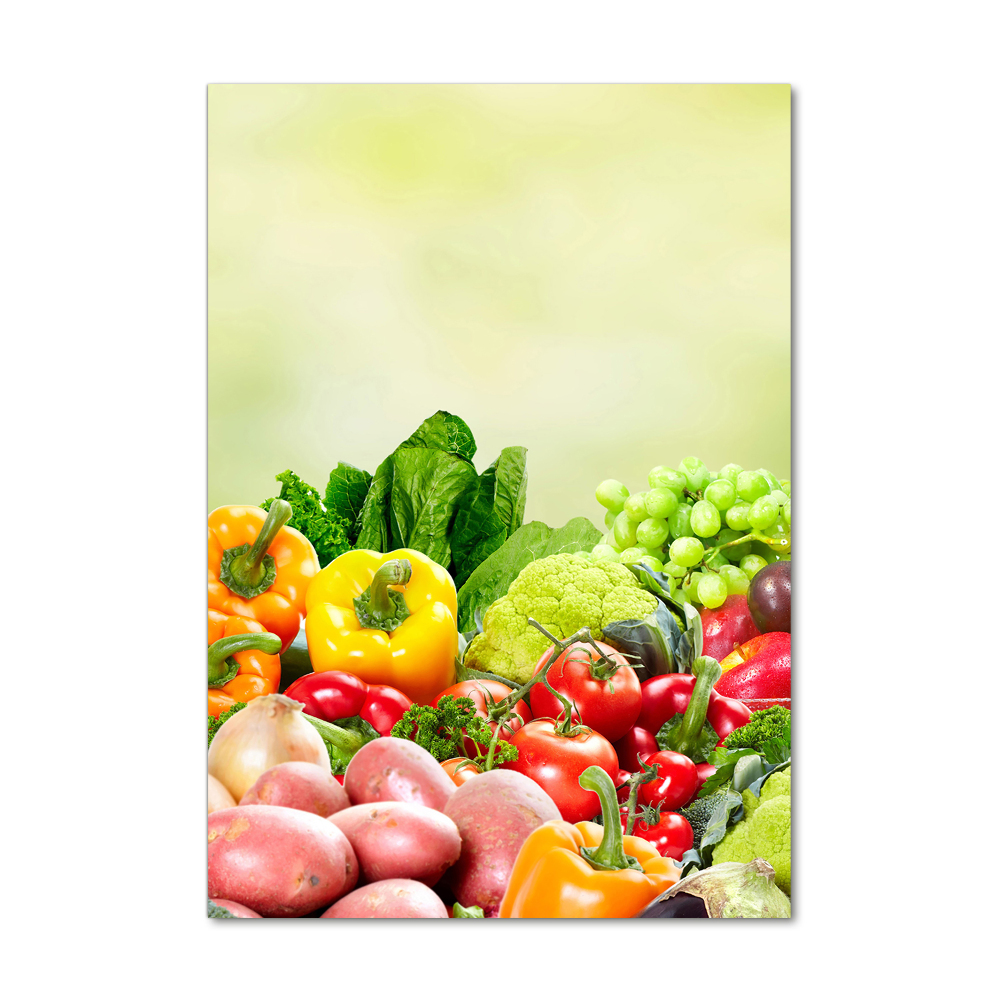 Print on acrylic Vegetables and fruits