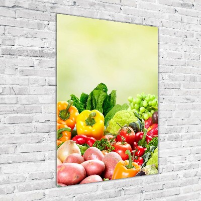 Print on acrylic Vegetables and fruits