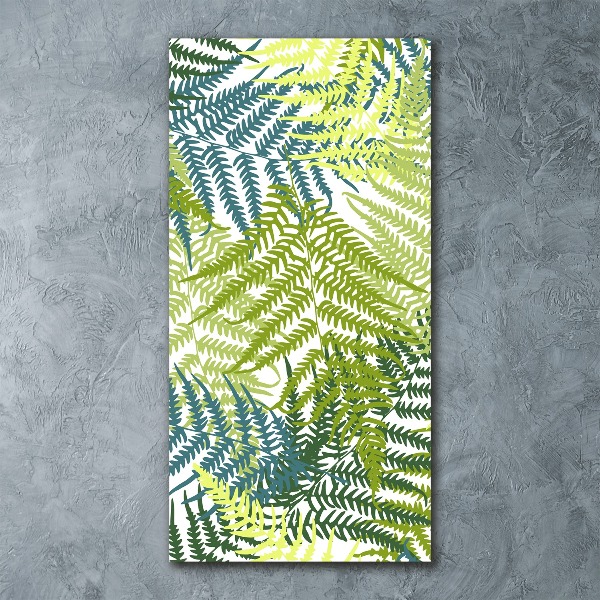 Print on acrylic Fern leaves