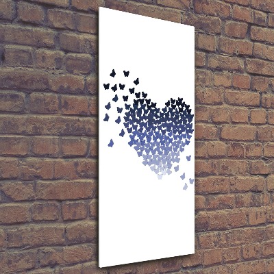 Print on acrylic Butterfly heart