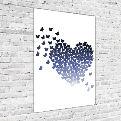 Print on acrylic Butterfly heart