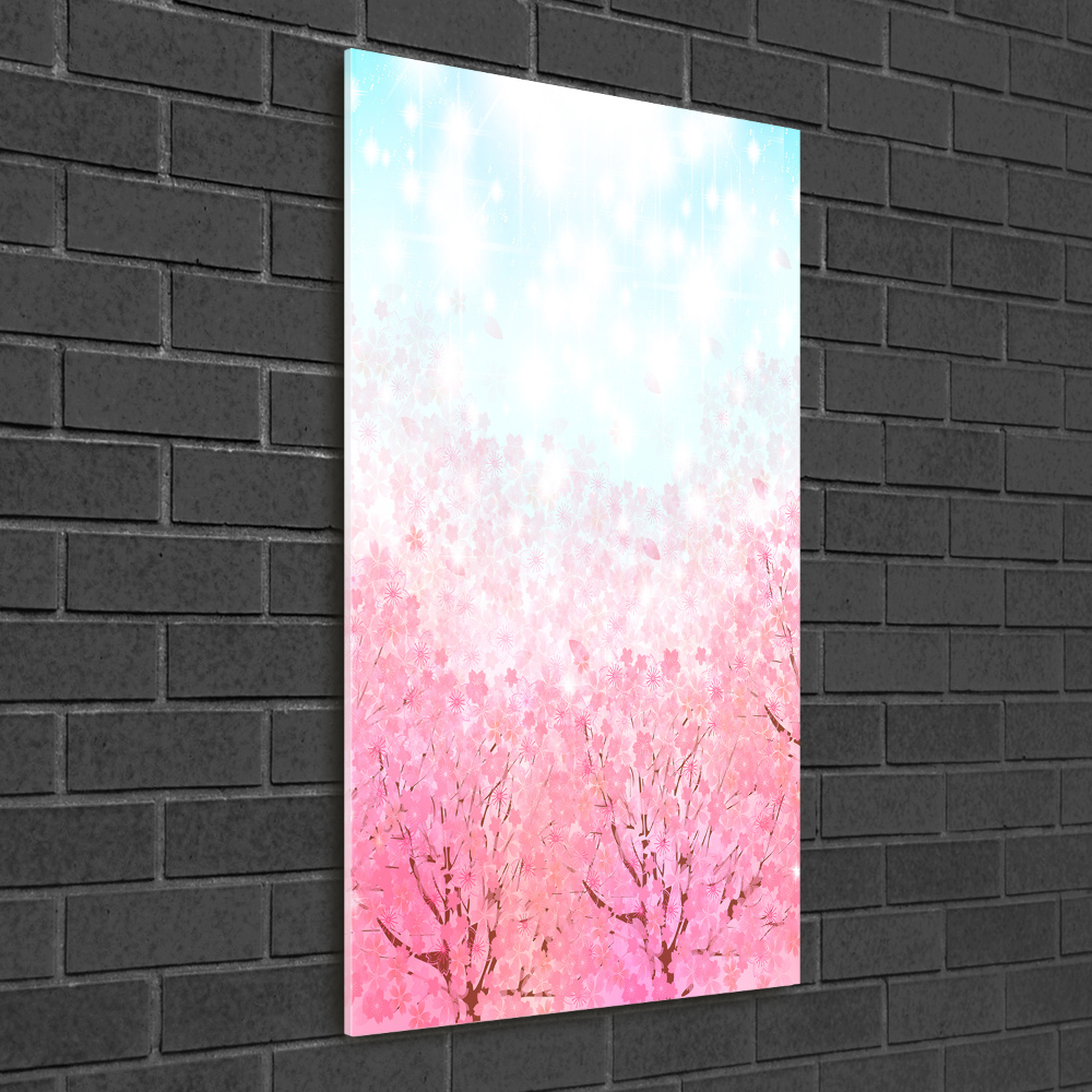 Wall art acrylic Cherry blossoms