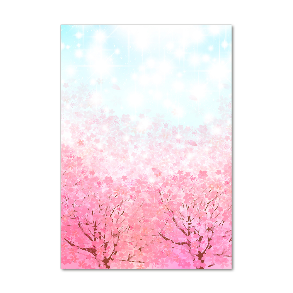 Wall art acrylic Cherry blossoms