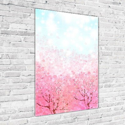 Wall art acrylic Cherry blossoms