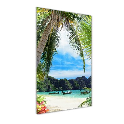 Print on acrylic Tropical beach