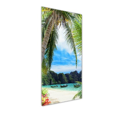 Print on acrylic Tropical beach