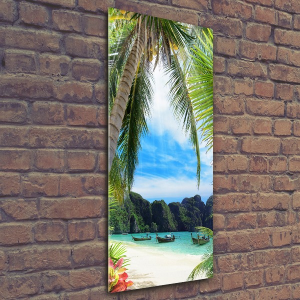 Print on acrylic Tropical beach