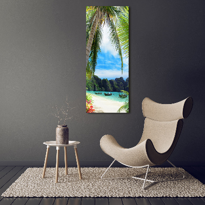 Print on acrylic Tropical beach