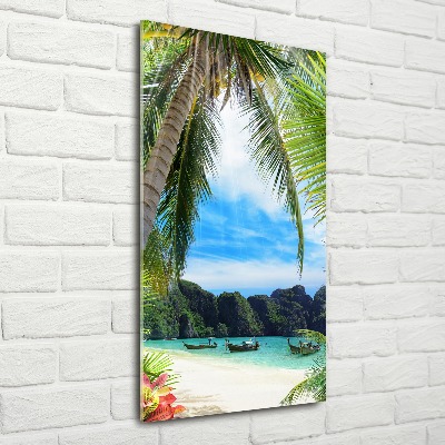 Print on acrylic Tropical beach