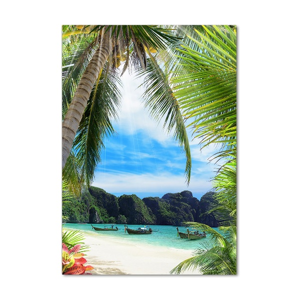 Print on acrylic Tropical beach