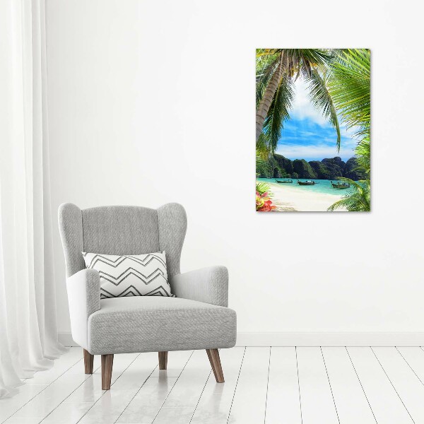 Print on acrylic Tropical beach