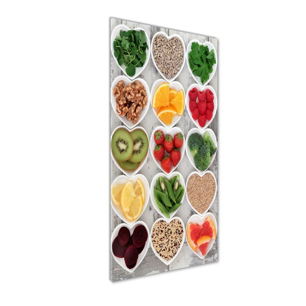 Wall art acrylic Healthy food