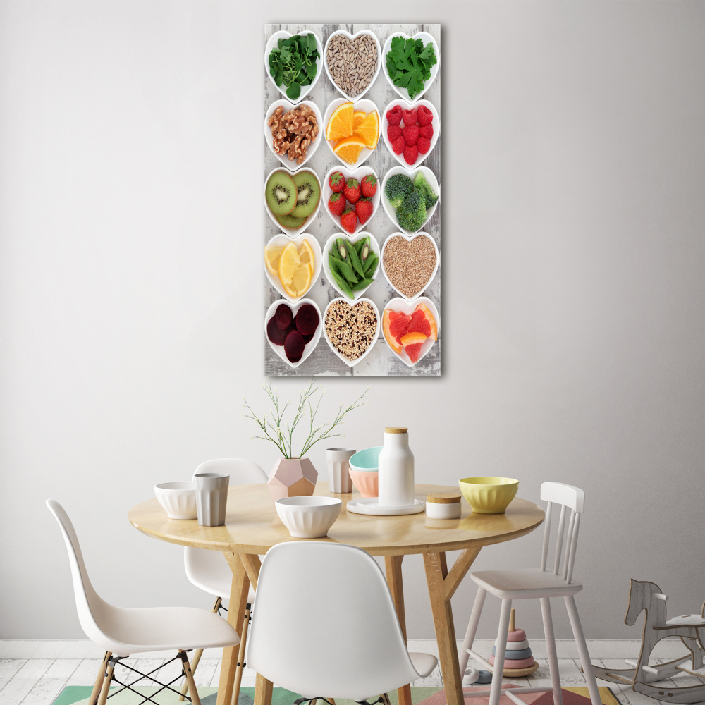 Wall art acrylic Healthy food