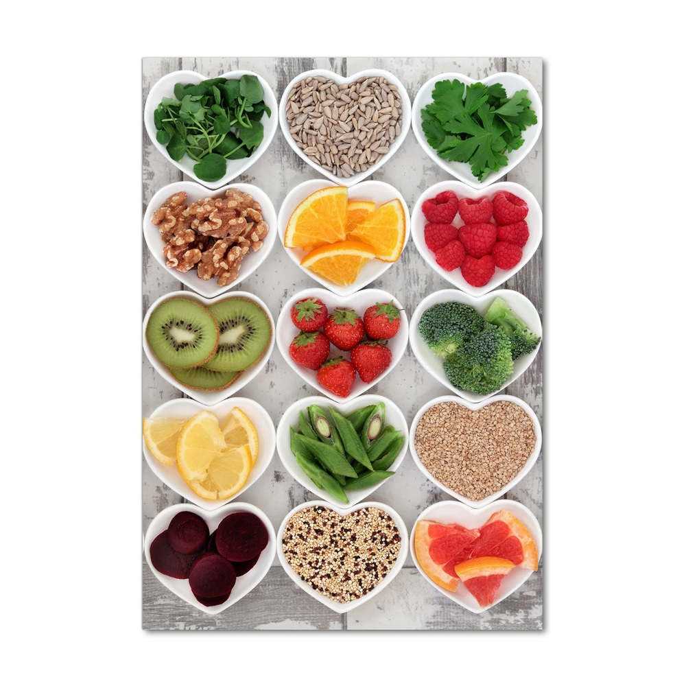 Wall art acrylic Healthy food