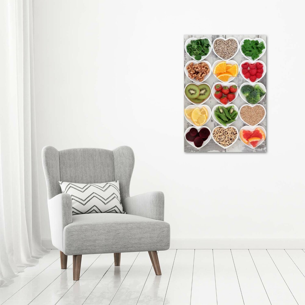 Wall art acrylic Healthy food