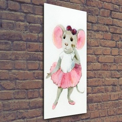 Print on acrylic Ballerina mouse