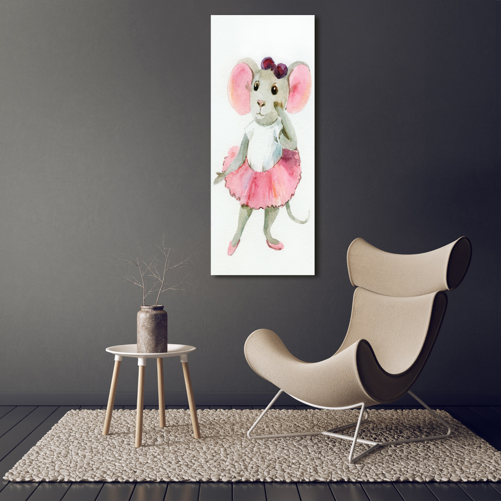 Print on acrylic Ballerina mouse