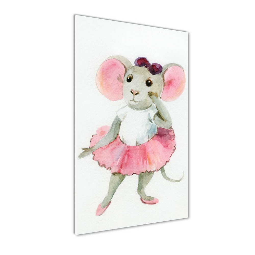 Print on acrylic Ballerina mouse