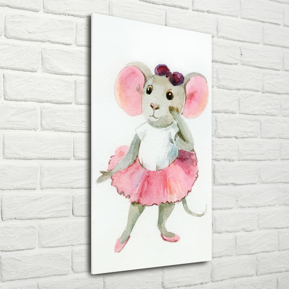 Print on acrylic Ballerina mouse