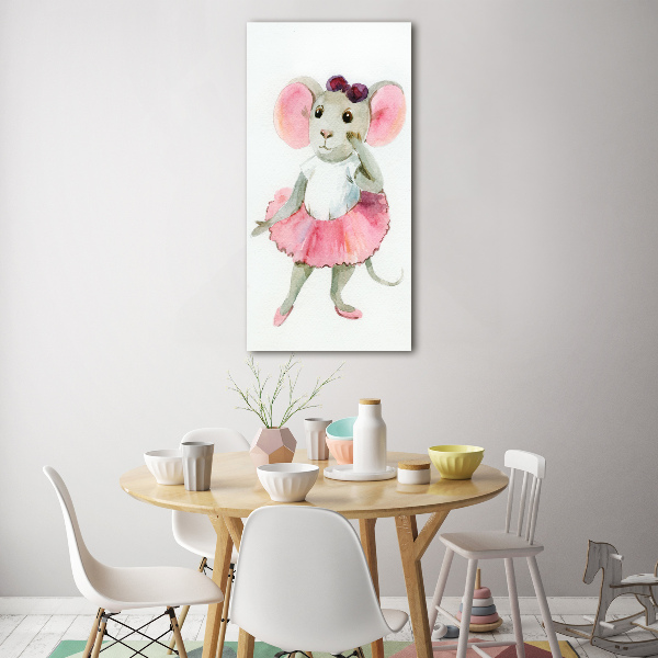 Print on acrylic Ballerina mouse