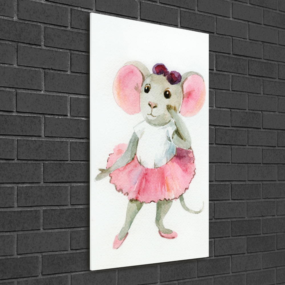 Print on acrylic Ballerina mouse