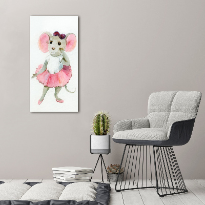 Print on acrylic Ballerina mouse