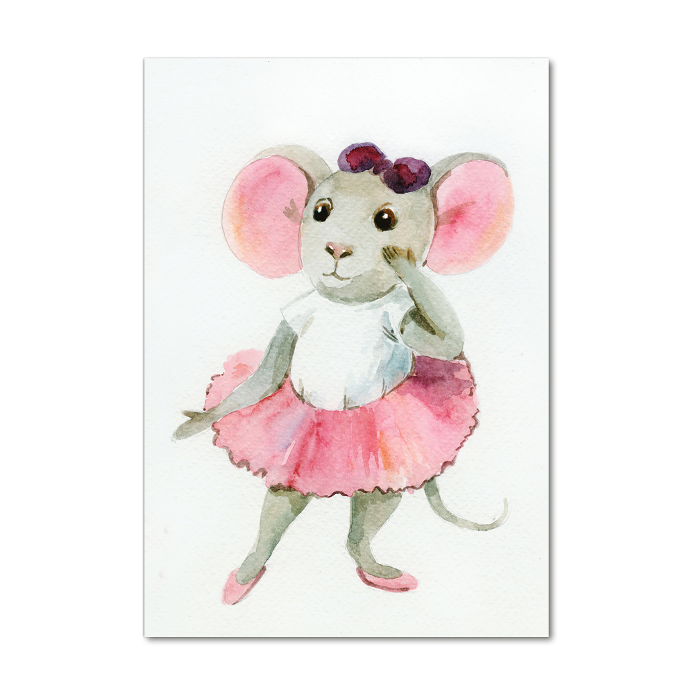 Print on acrylic Ballerina mouse