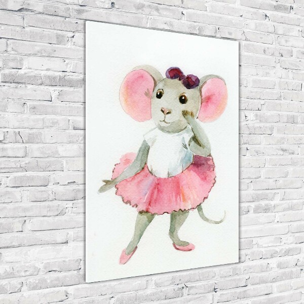 Print on acrylic Ballerina mouse