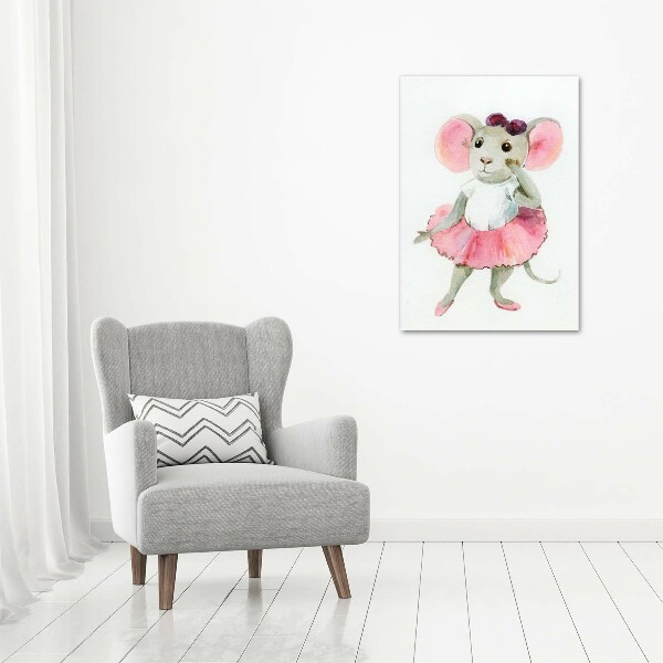 Print on acrylic Ballerina mouse