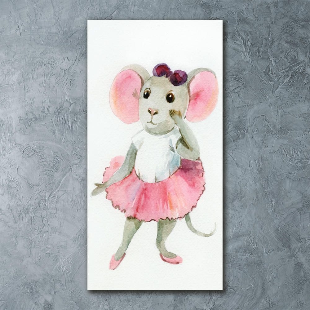 Print on acrylic Ballerina mouse