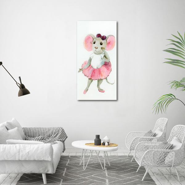 Print on acrylic Ballerina mouse