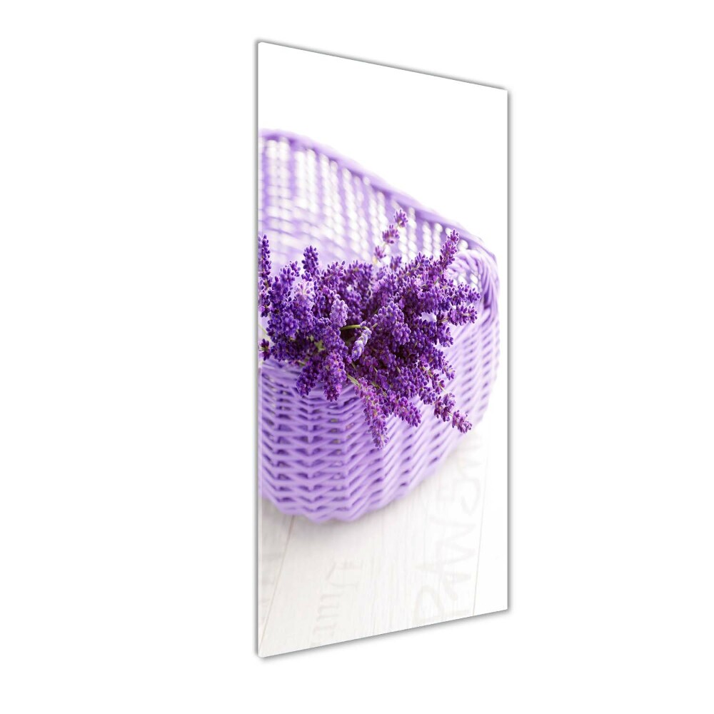 Wall art acrylic Lavender in the basket