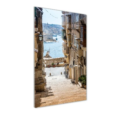 Acrylic print Streets in Malta